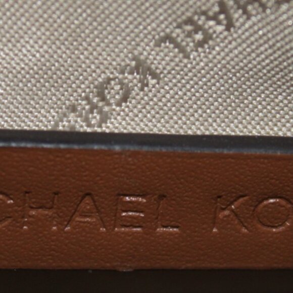 Michael Kors Signature Logo Brown PVC Crossbody Bag with Matching Zip Wallet | G - Picture 14 of 16